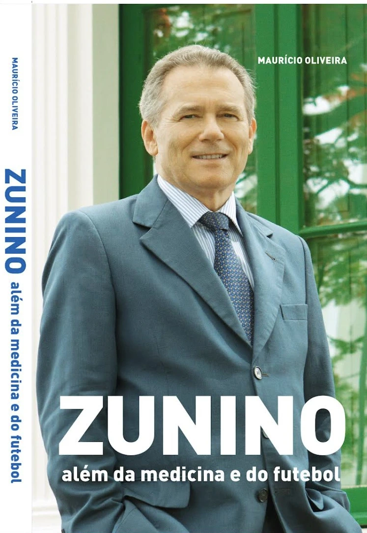Capa do livro Zunino: além da medicina e do futebol
