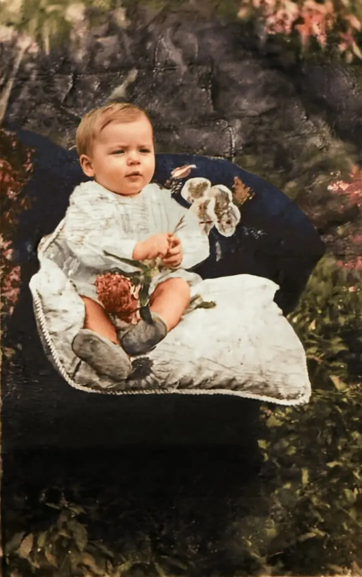 João Nilson Zunino bebê