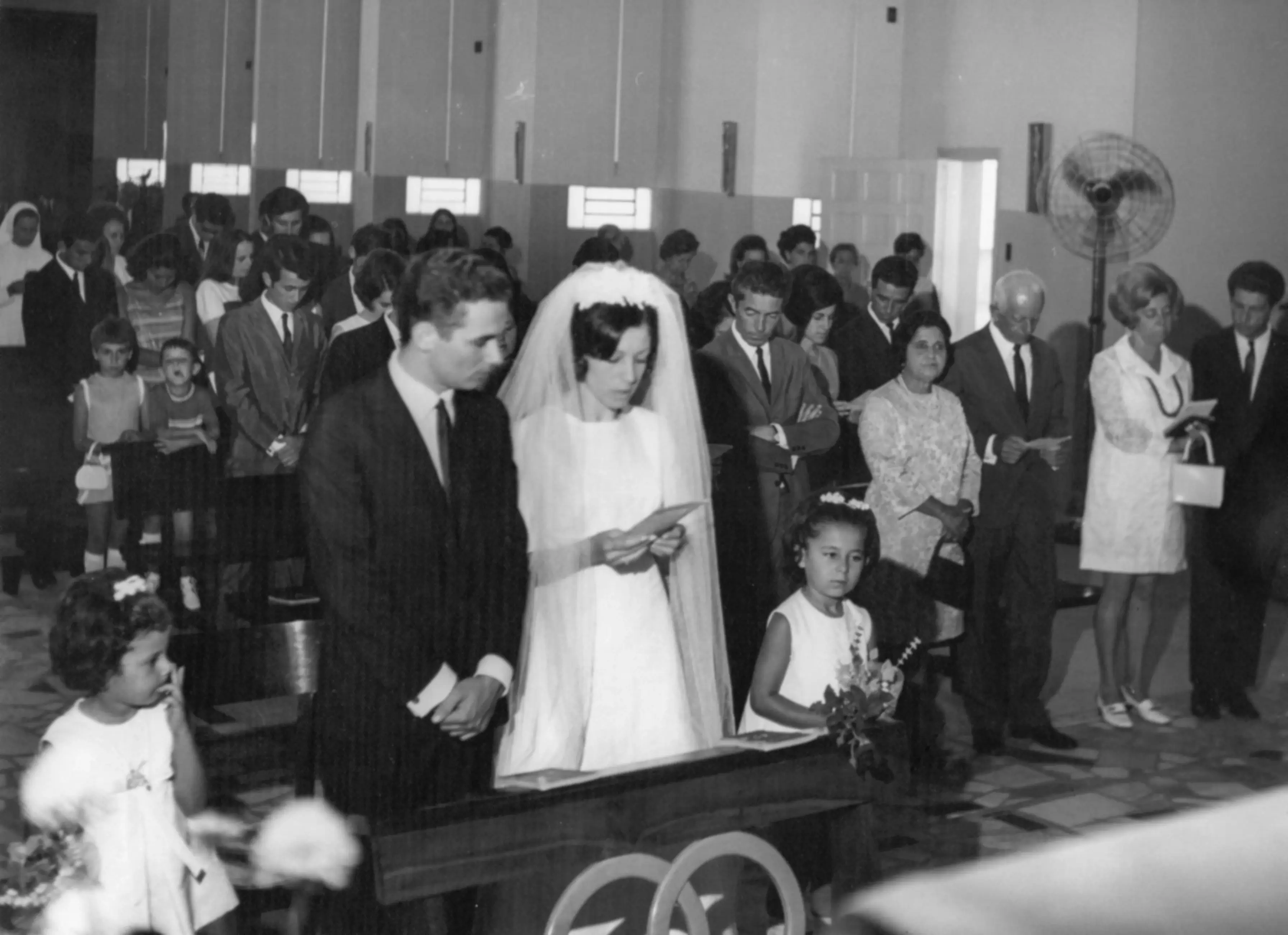 Cerimônia de casamento de João Nilson Zunino e Marlene
