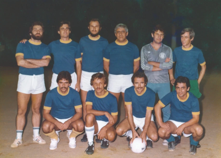 João Nilson Zunino jogando futebol